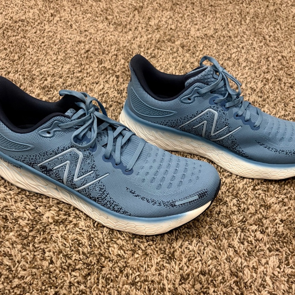 New Balance Fresh Foam X Light Blue Athletic Sneakers